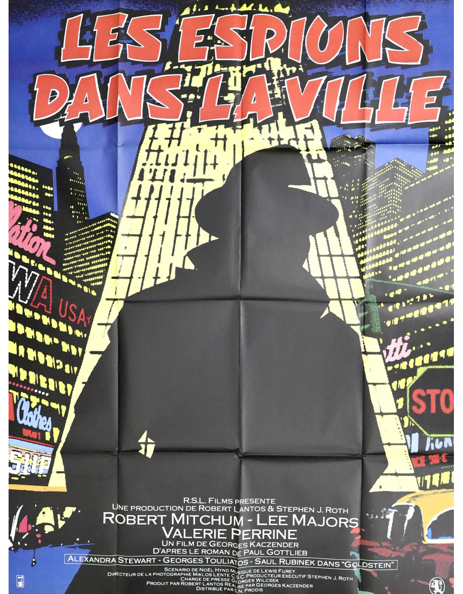 Les Espions dans la ville — affiche originale...