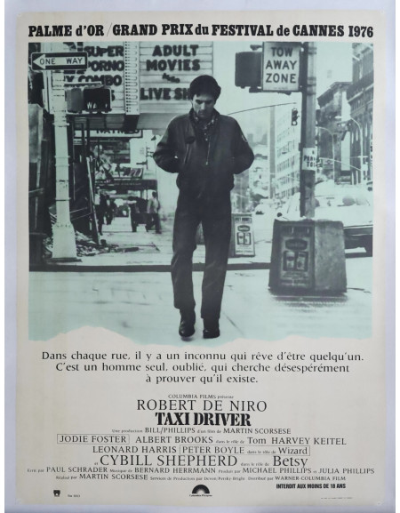 Taxi Driver — affiche originale française 60x80 cm (1976)...