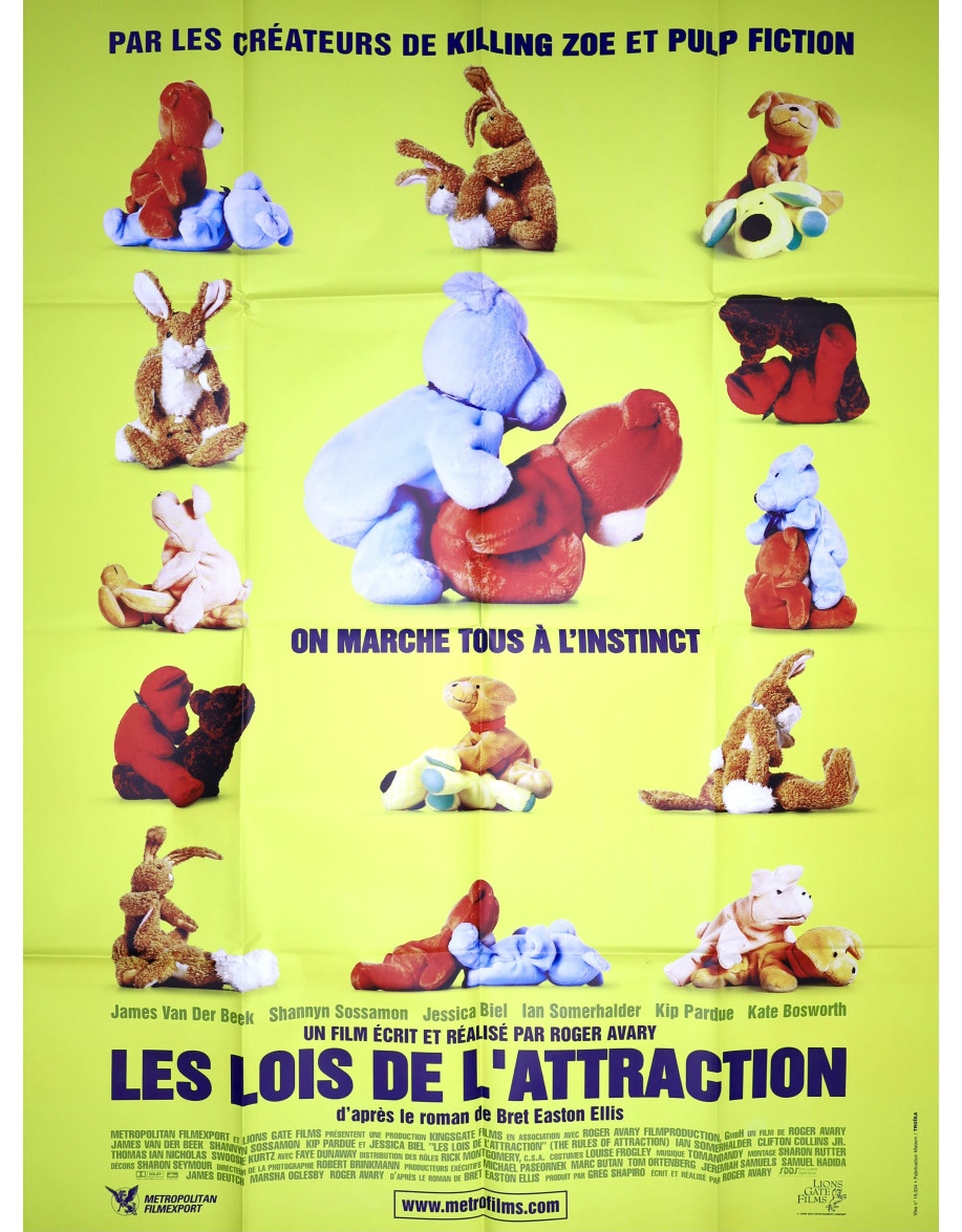 Les Lois de l'attraction — affiche originale...