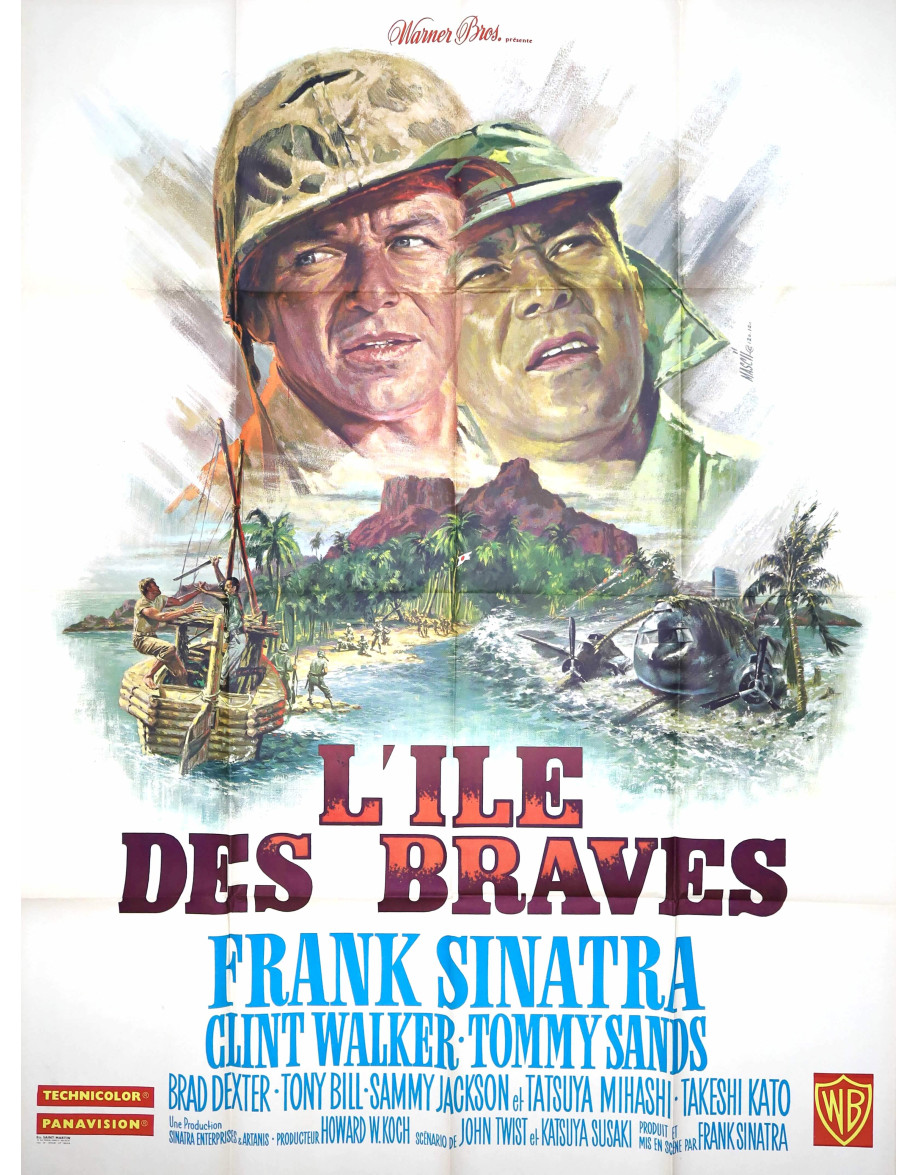 L'Île des braves — affiche originale française...