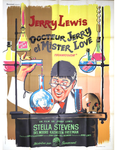 Docteur Jerry et Mister Love — affiche originale...