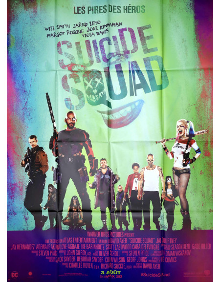 Suicide Squad — affiche originale française 120x160 cm...