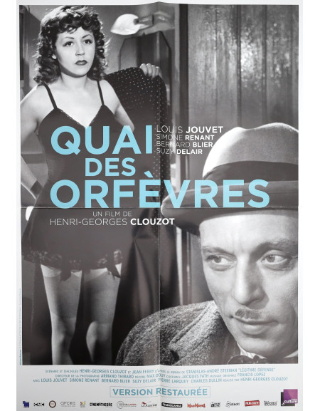 Quai des Orfèvres — affiche originale française ressortie...