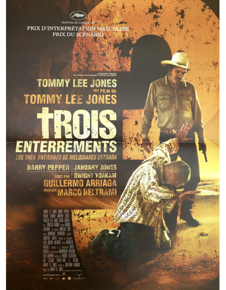Trois Enterrements — affiche originale française 40x53 cm...