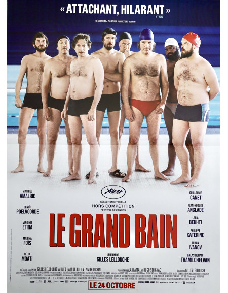 Le Grand Bain — affiche originale française 40x53 cm...