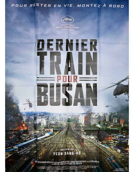 Dernier train pour Busan - 120x160 cm - pliée