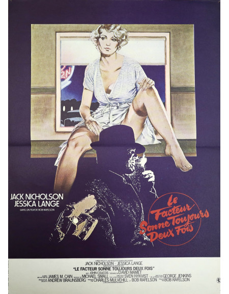Le facteur sonne toujours deux fois — affiche originale...
