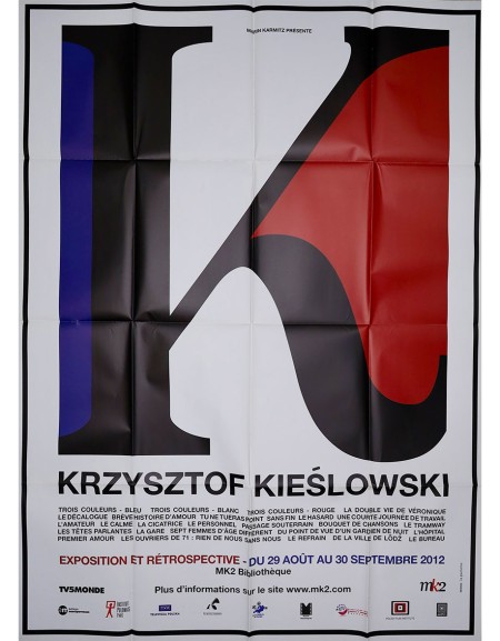 Rétrospective Krzysztof Kieslowski - 120x160 cm - pliée