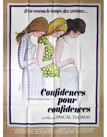 Confidences pour confidences — affiche originale...