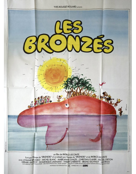 Les Bronzés — affiche originale française 120x160 cm...