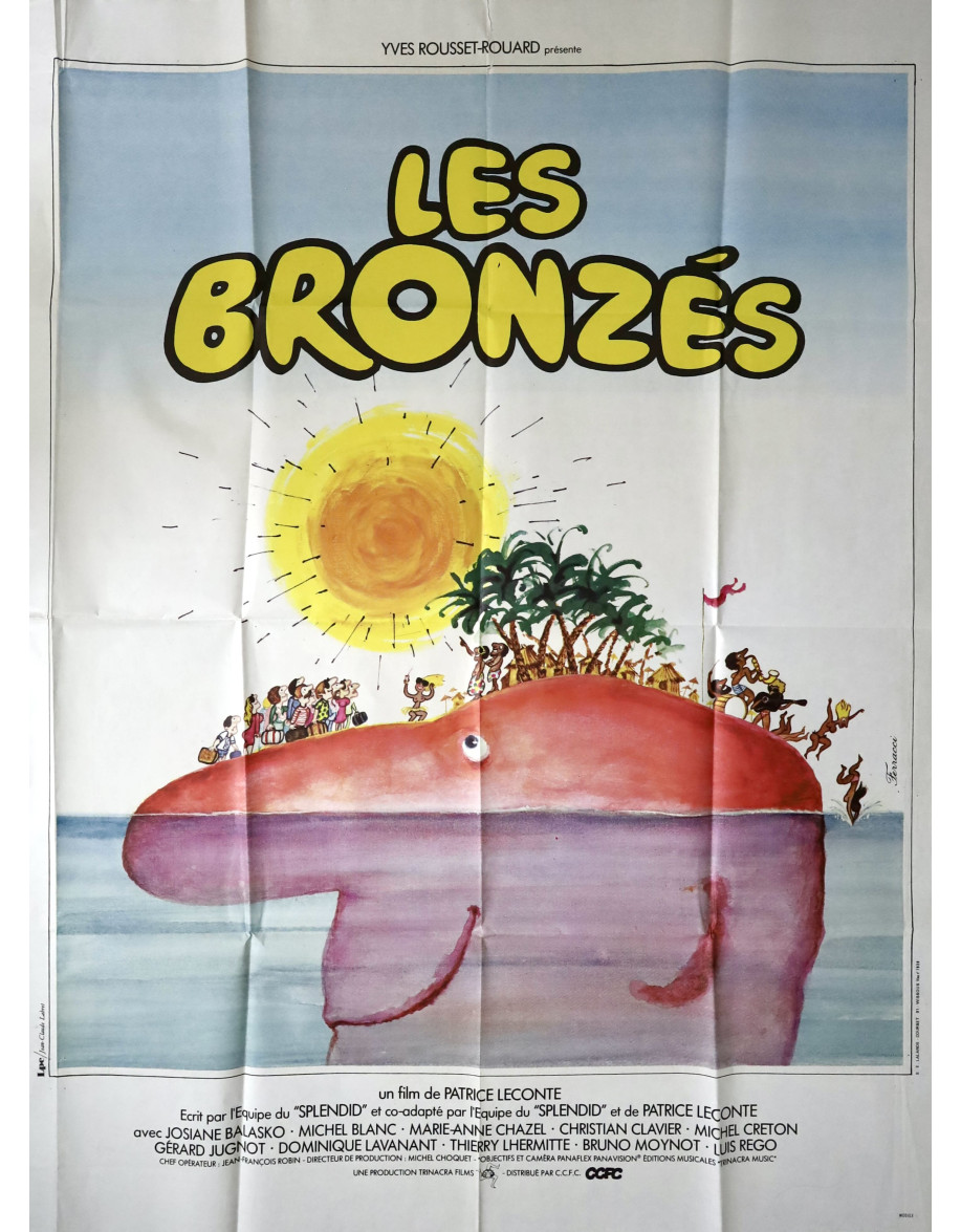 Les Bronzés — affiche originale française...