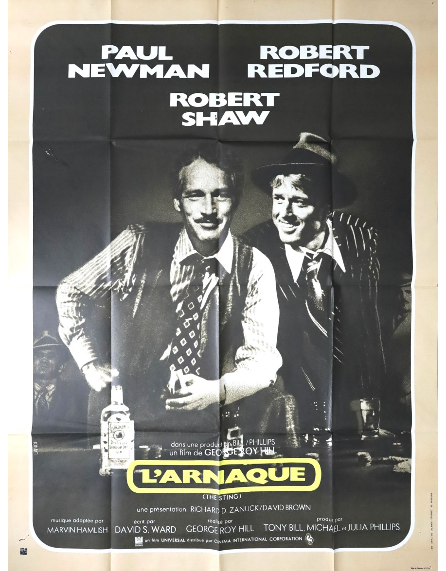 L'Arnaque — affiche originale française 120x160...