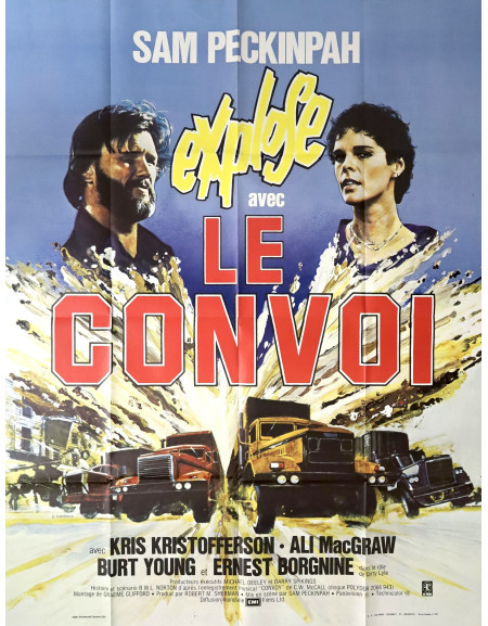 Le Convoi — affiche originale française 120x160 cm (1978)...