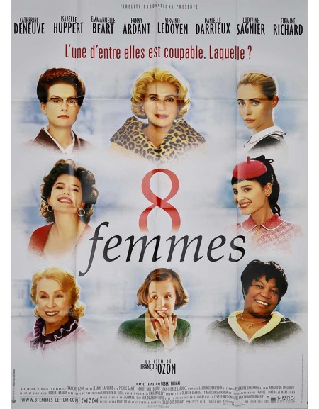 8 femmes - 120x160 cm - pliée