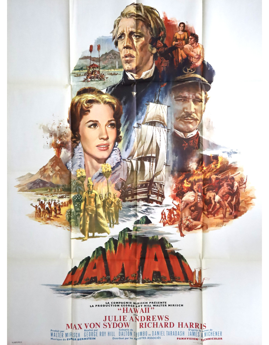 Hawaii — affiche originale française 120x160 cm...