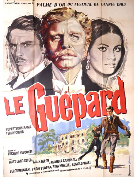 Le Guépard — affiche originale française 120x160 cm...