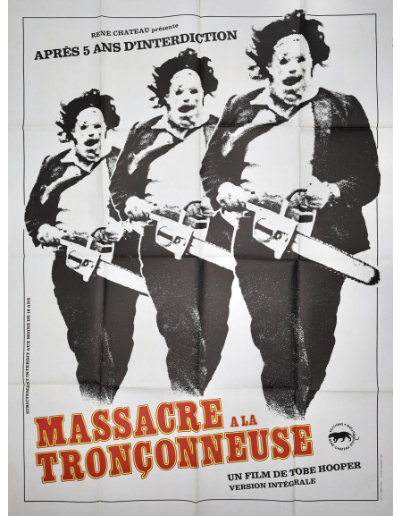 Massacre à la tronçonneuse — affiche originale française...