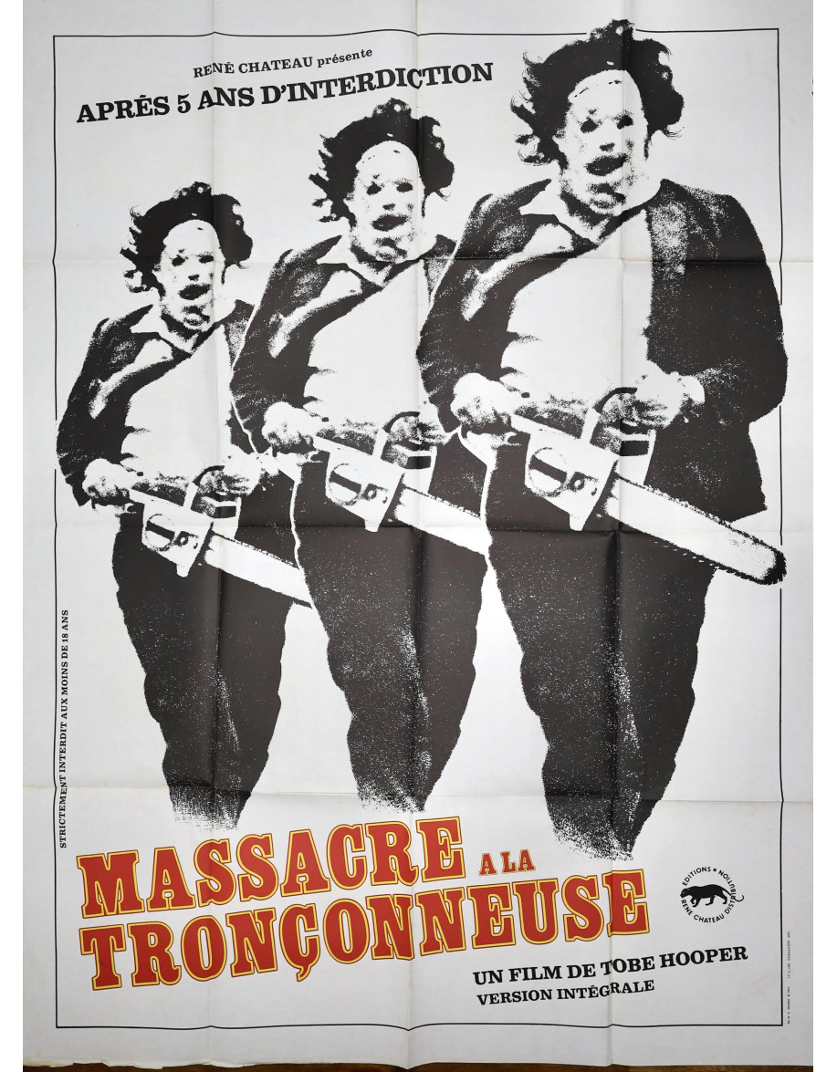 Massacre à la tronçonneuse — affiche originale...