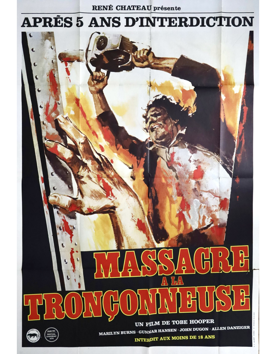 Massacre à la tronçonneuse — affiche originale...