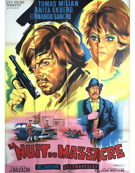 La Nuit du massacre — affiche originale française 120x160...