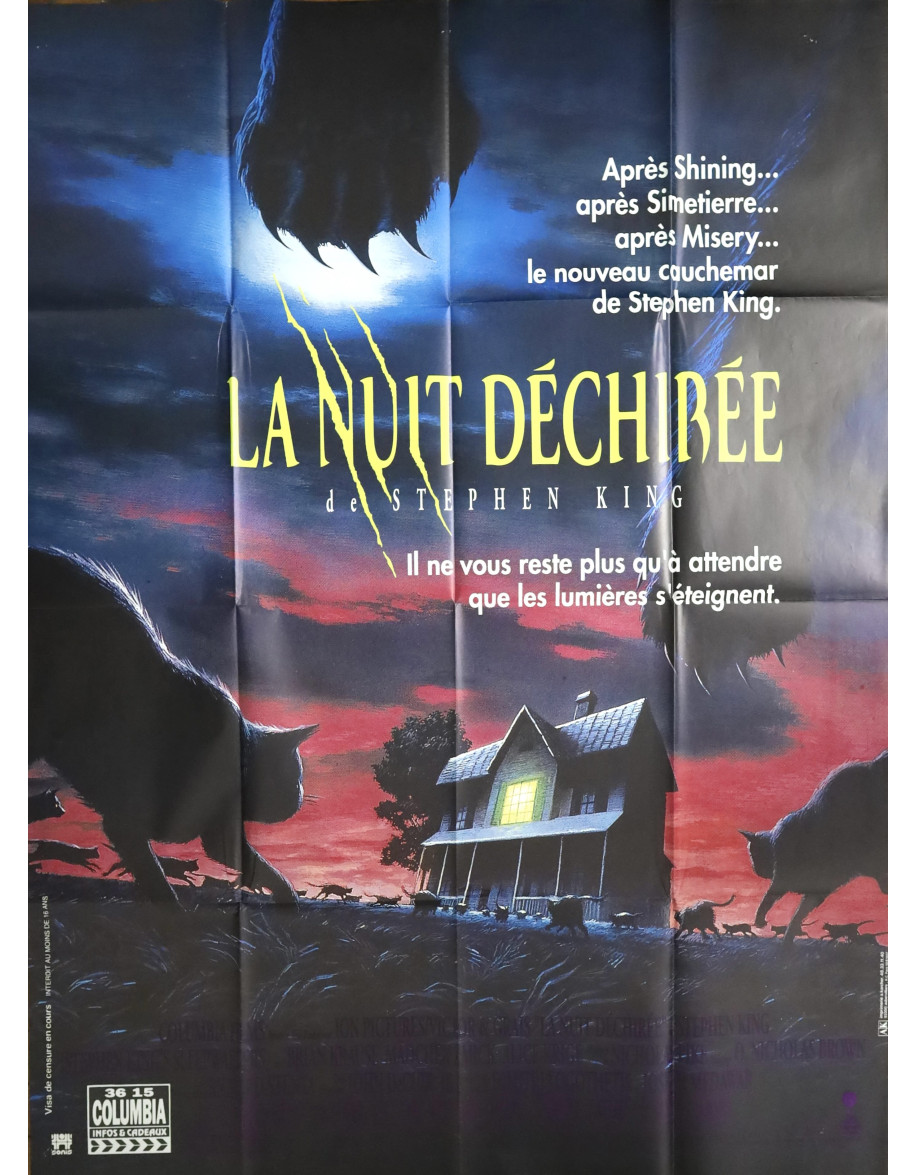 La Nuit déchirée — affiche originale française...
