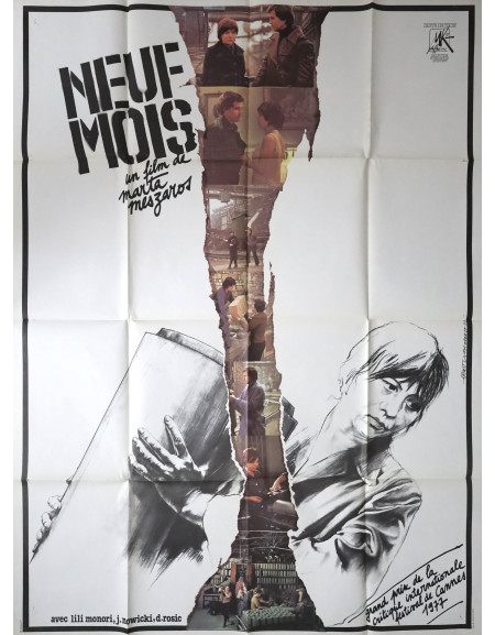 Neuf mois — affiche originale française 120x160 cm (1976)...