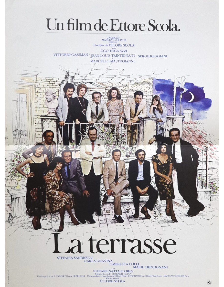 La Terrasse — affiche originale française 40x53...