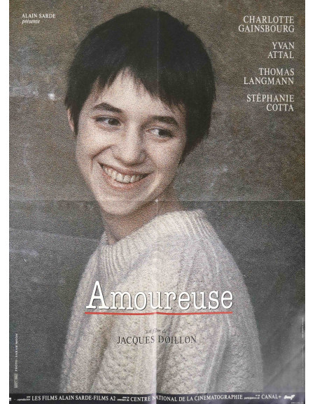 Amoureuse — affiche originale française 60x80 cm pliée...