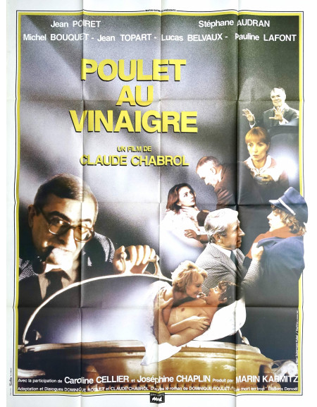Poulet au vinaigre — affiche originale française 120x160...