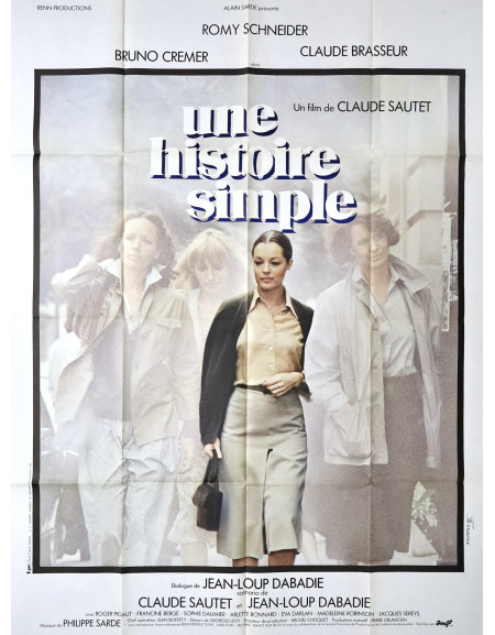 Une histoire simple — affiche originale française 120x160...