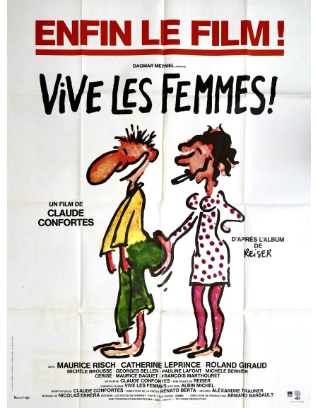 Vive les femmes ! — affiche originale française 120x160...