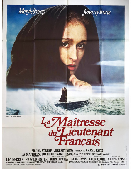 La Maîtresse du lieutenant français — affiche originale...