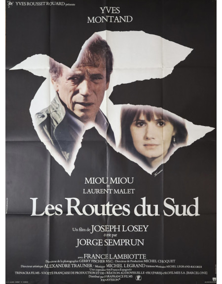 Les Routes du Sud — affiche originale française 120x160...