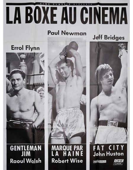 La boxe au cinéma - 120x160 cm - pliée