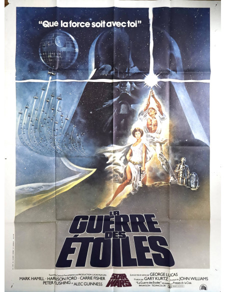 La Guerre des étoiles — affiche originale française 120x160 cm (1977) | L'Affiche de Film