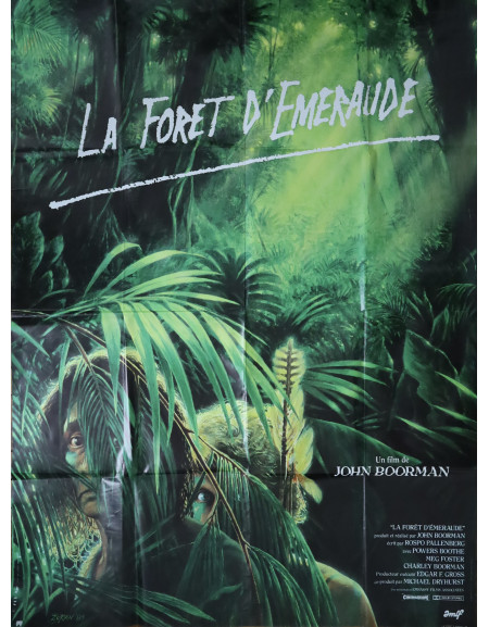 La Forêt d'émeraude — affiche originale française 120x160...