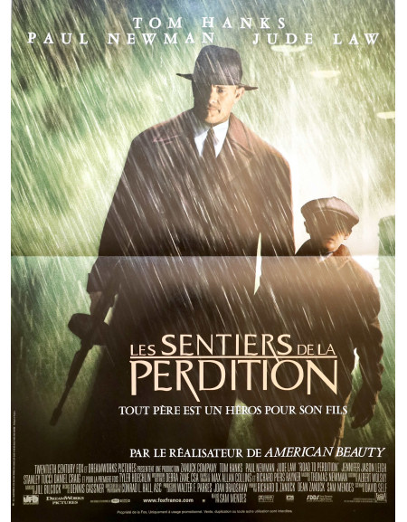 Les Sentiers de la perdition — affiche originale...