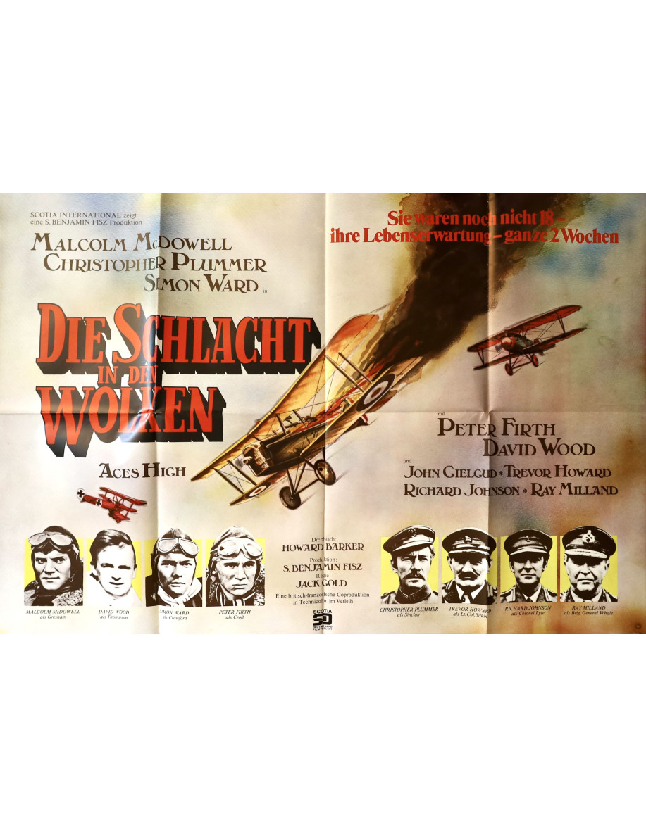 Le Tigre du ciel — affiche originale allemande...