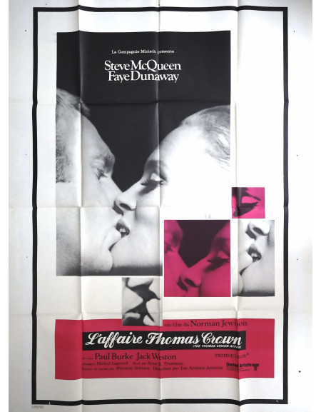 L'Affaire Thomas Crown — affiche originale française...