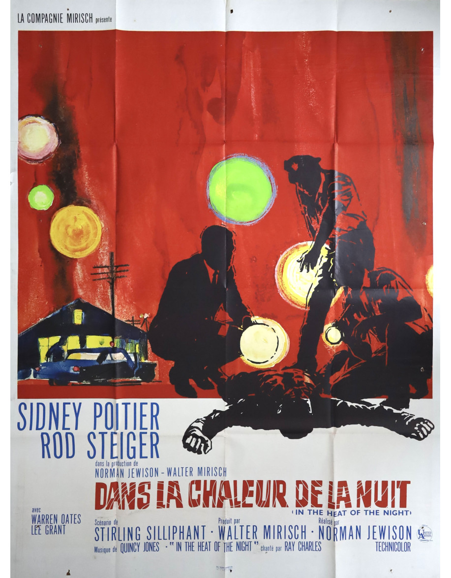 Dans la chaleur de la nuit — affiche originale...