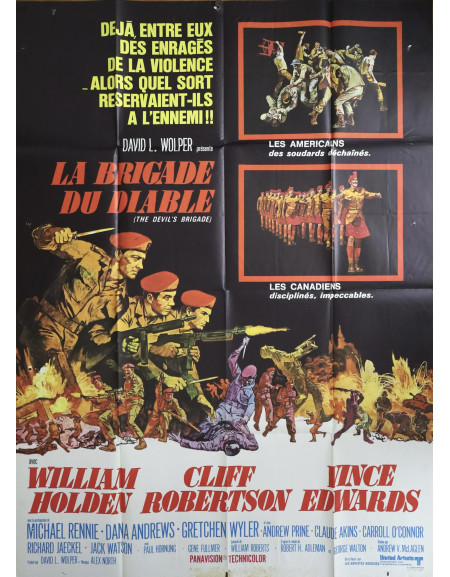 La Brigade du diable — affiche originale française...