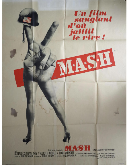 M.A.S.H. — affiche originale française 120x160 cm (1970)...