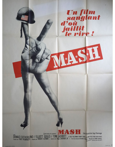 M.A.S.H. — affiche originale française 120x160 cm (1970)...