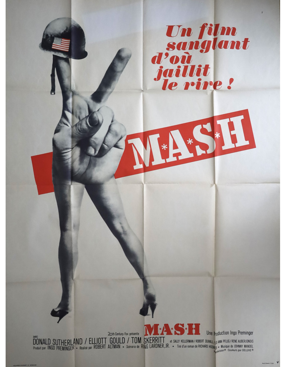 M.A.S.H. — affiche originale française 120x160...