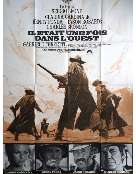 Il était une fois dans l'Ouest — affiche originale...