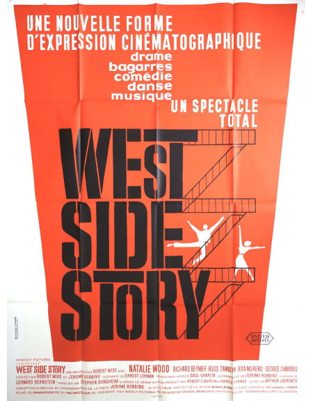 West Side Story — affiche originale française 120x160 cm...
