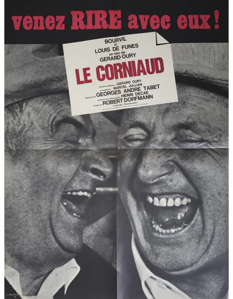 Le Corniaud — affiche originale française 60x80...