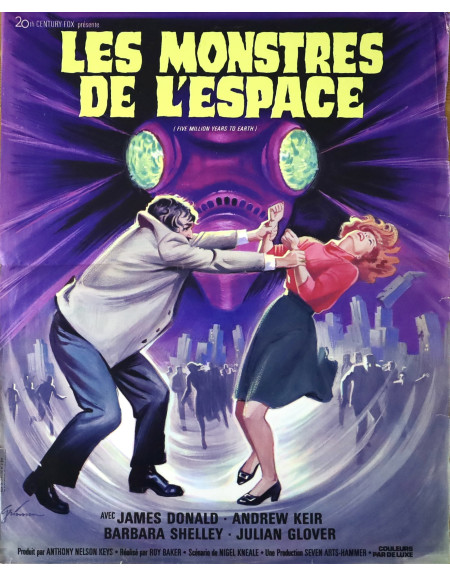 Les Monstres de l'espace — affiche originale française...