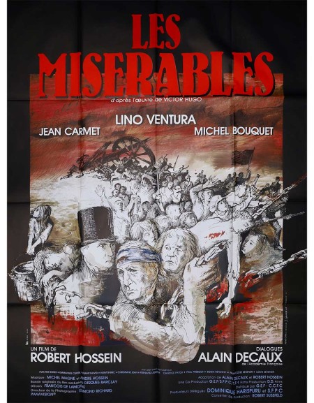 Les misérables - 120x160 cm - pliée