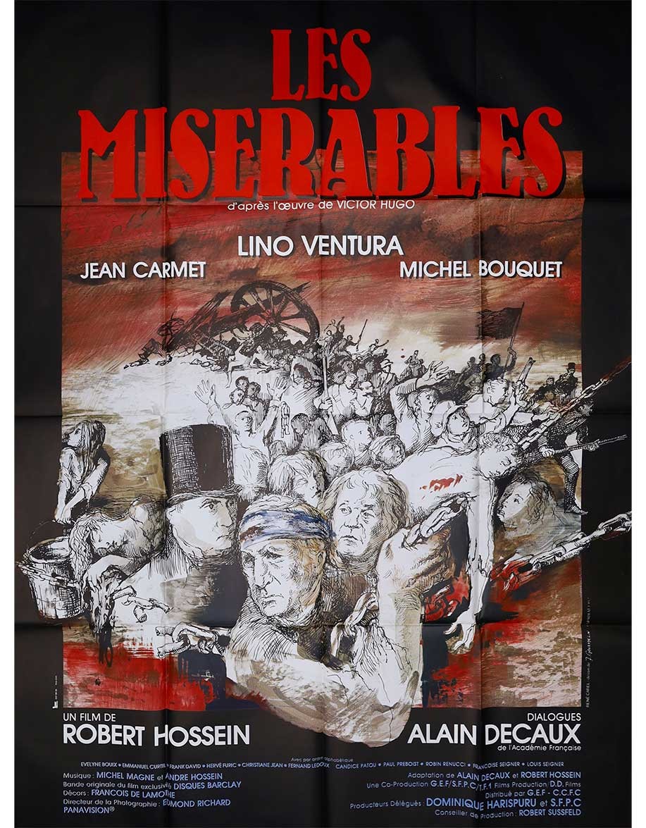 Les misérables - 120x160 cm - pliée